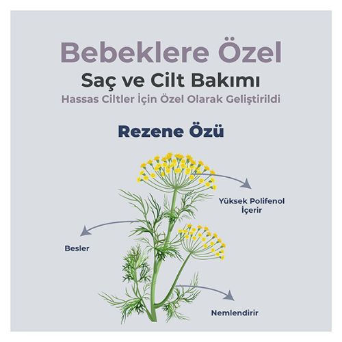 Rezene Özlü Yenidoğan Köpük Şampuanı | Bambino