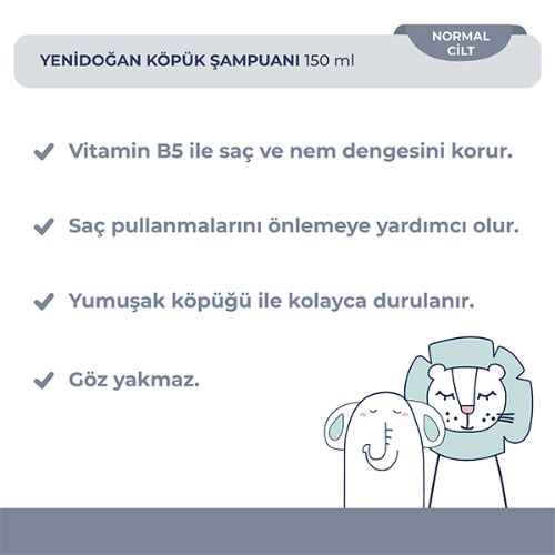 Rezene Özlü Yenidoğan Köpük Şampuanı | Bambino